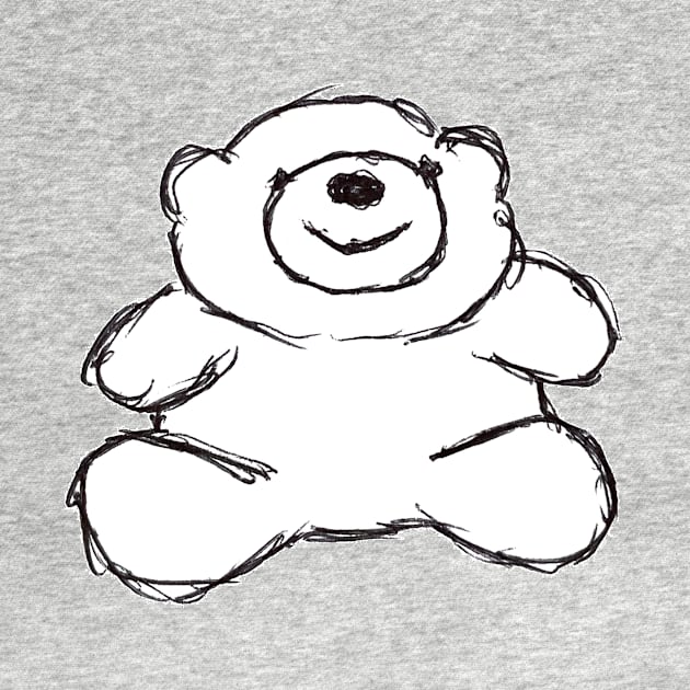 Sitting Smiley Bear by SmileyBearArt